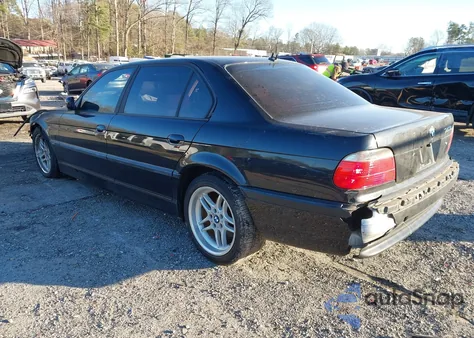 2001 BMW 740 Il z USA, uszkodzony, nr VIN P31432